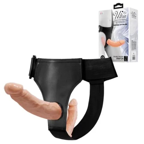 Страпон — Ultra Double Dildos Strap On 5,3