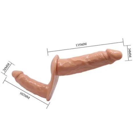 Страпон — Ultra Double Dildos Strap On 5,3