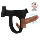Страпон - Ultra Vibrating Dual Penis Strap On 6.2