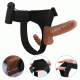 Страпон - Ultra Vibrating Dual Penis Strap On 6.2