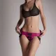 Трусики для страпона Strap-On-Me из искусственной кожи Curious, цвет «фуксия»