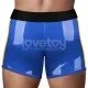 Трусы для страпона LOVETOYS Chic, из искусственной кожи, синие, 36–39 дюймов в талии