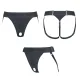 Трусики для страпона Strap-On-Me HARNAIS LINGERIE UNIQUE, One Size, сірі