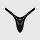 Трусики для страпона Strap-On-Me Leatherette Harness Fabulous - One Size - Black Glossy
