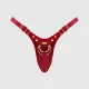 Трусики для страпона Strap-On-Me Leatherette Harness Fabulous - One Size - Red Glossy