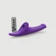 Вибронасадка для страпона с вакуумной стимуляцией Strap-On-Me Multi Orgasm Dildo S Purple