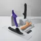 Вибронасадка для страпона с вакуумной стимуляцией Strap-On-Me Multi Orgasm Dildo S Purple