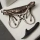 Вибронасадка для страпона с вакуумной стимуляцией Strap-On-Me Multi Orgasm Realistic Dildo XL Black