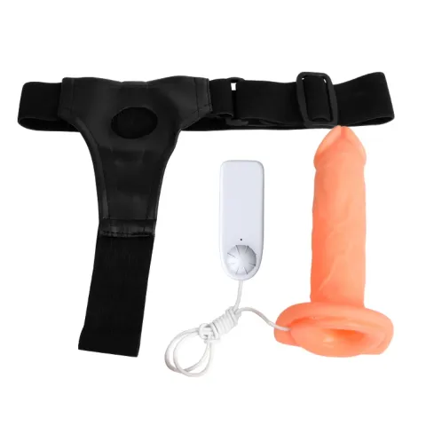 Страпон - Baile Jessica Strap On Vibrating, 17 см