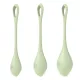 Набір йоні-намистин Satisfyer Yoni Power 2 Light Green, діаметр 2-2,5-3 см, маса 22-44-73 г