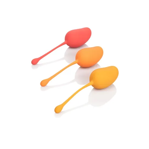Набор вагинальных шариков — Calexotics Kegel Training Set Mango