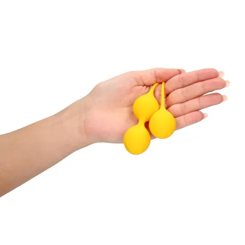 Набор вагинальных шариков — Loveline Silicone Kegel Balls Training Set Carambola