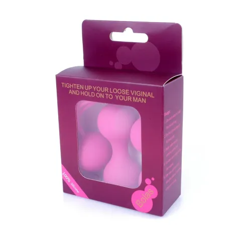Набір вагінальних кульок - Silicone Kegal Balls Set Pink