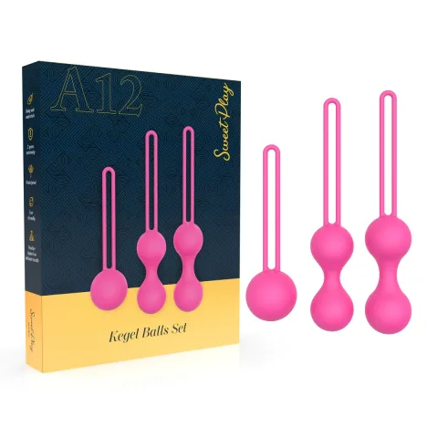 Набір вагінальних кульок - Erospace Sweet Play Kegel Balls Set A12