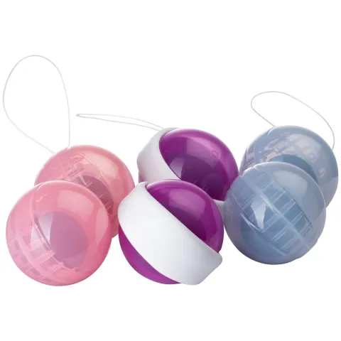 Набор вагинальных шариков LELO Beads Plus, диаметр 3,5 см, сменные грузики 2х28, 2х37 и 2х60 г