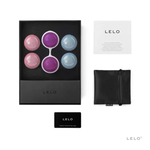 Набор вагинальных шариков LELO Beads Plus, диаметр 3,5 см, сменные грузики 2х28, 2х37 и 2х60 г