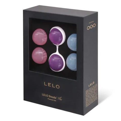 Набор вагинальных шариков LELO Beads Plus, диаметр 3,5 см, сменные грузики 2х28, 2х37 и 2х60 г