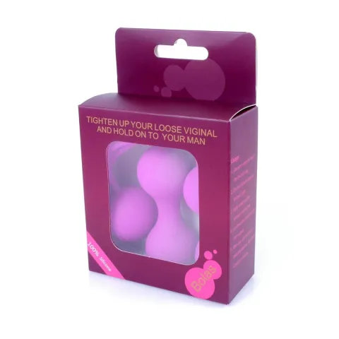 Набір вагінальних кульок - Silicone Kegal Balls Set Purple