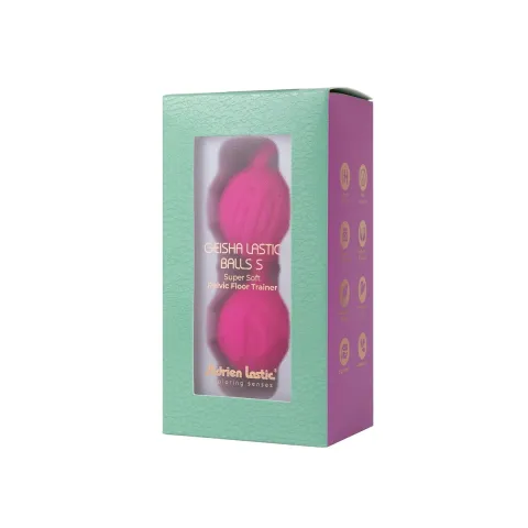 Вагінальні кульки Adrien Lastic Geisha Lastic Balls Mini Magenta (S), діаметр 3,4 см, вага 85 г