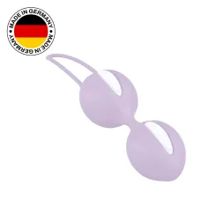 Вагинальные шарики Fun Factory SMARTBALLS DUO, сиренево-белые, 2 шт., диаметр 3,2 и 3,6 см