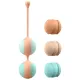 Вагінальні кульки Liebe Kewos — Peach/Mint, 5 кульок у комплекті, 15, 25, 35, 45 та 55 г