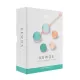Вагінальні кульки Liebe Kewos — Peach/Mint, 5 кульок у комплекті, 15, 25, 35, 45 та 55 г