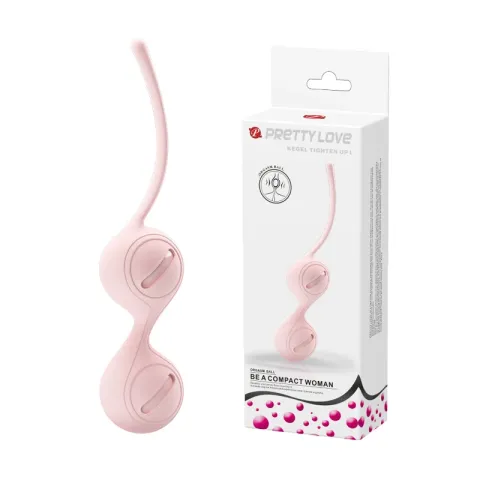 Вагинальные шарики — Pretty Love Kegel Tighten Up I Balls, телесного цвета