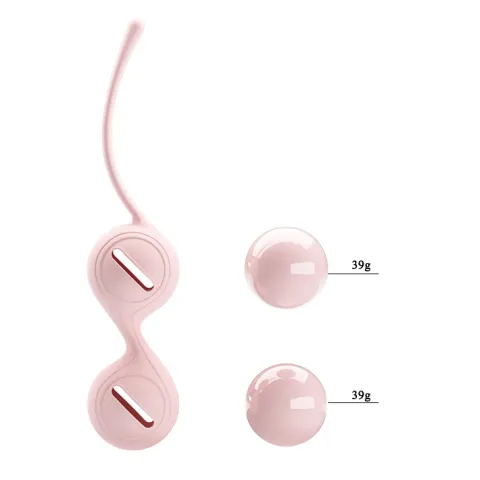 Вагинальные шарики — Pretty Love Kegel Tighten Up I Balls, телесного цвета