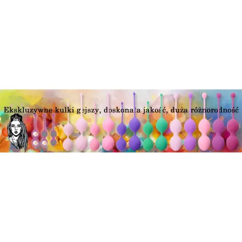 Вагинальные шарики — Silicone Kegel Balls Light Pink, 36 мм, 90 г