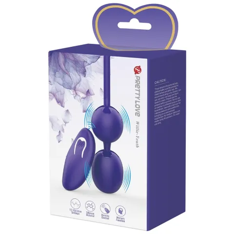 Вагінальні віброкульки - Pretty Love Willie Vibrating Kegel Balls Blue