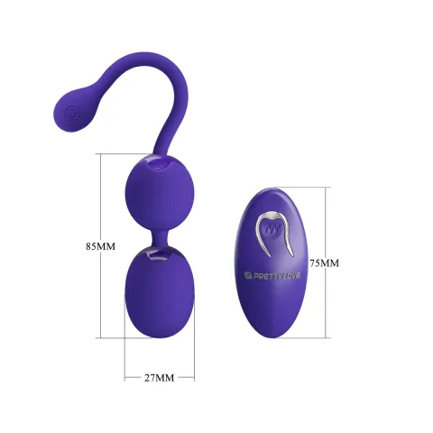 Вагінальні віброкульки - Pretty Love Willie Vibrating Kegel Balls Blue
