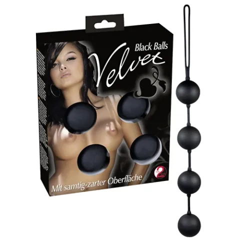 Вагинальные шарики — Velvet Black Balls