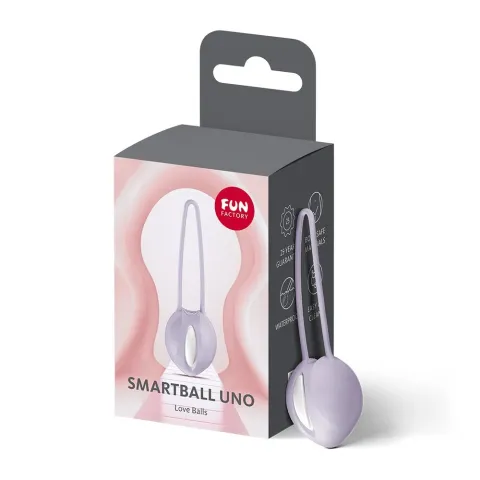 Вагінальна кулька Fun Factory SMARTBALL UNO Purple, одинарна, діаметр 3,6 см