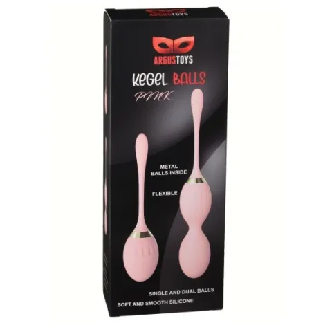 Набор вагинальных шариков — Argus Toys Kegel Balls, розовый