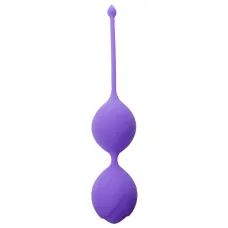 Вагинальные шарики BOSS SERIES Silicone Kegel Balls, силиконовые, фиолетовые