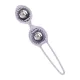 Вагинальные шарики Fun Factory SMARTBALLS DUO Purple, 2 шт., диаметр 3,2 и 3,6 см