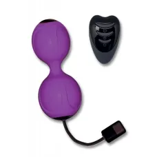 Вагінальні кульки - Adrien Lastic Kegel Vibe Pelvic Floor Exerciser, фіолетові