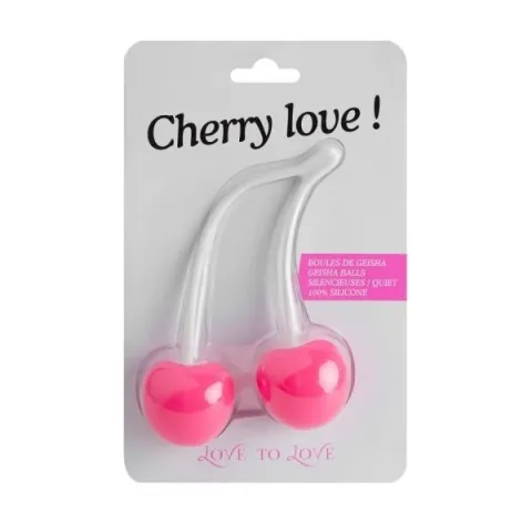 Вагинальные яйца Love To Love CHERRY LOVE, диаметр 3,5 см, вес 77 г