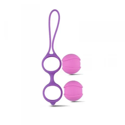 Вагінальні кульки - Toyz4lover Palline Bi - Balls Single Purple, фіолетові