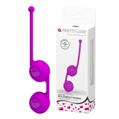 Вагинальные шарики — Pretty Love Kegel Tighten Up III Purple