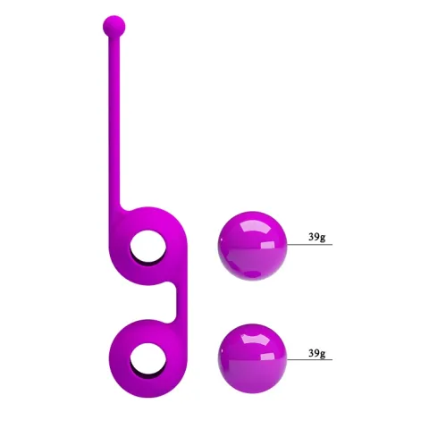 Вагинальные шарики — Pretty Love Kegel Tighten Up III Purple