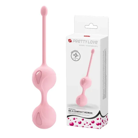 Вагинальные шарики — Pretty Love Kegel Tighten Up I, светло-розовые