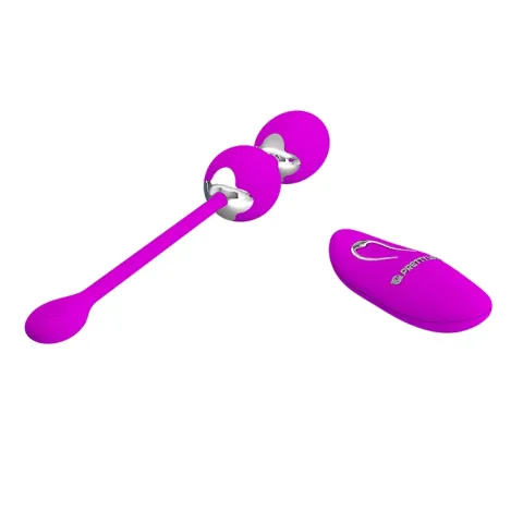Вагинальные виброшарики — Pretty Love Willie Vibrating Kegel Balls Purple