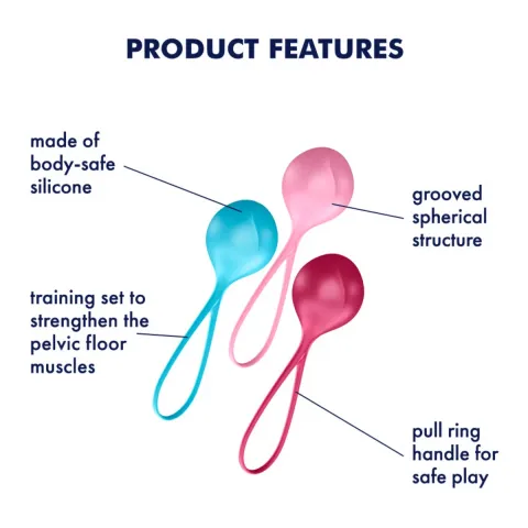 Вагінальні кульки - Satisfyer Strengthening Balls