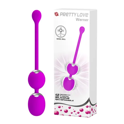 Віброкульки - Pretty Love Werner Kegel Ball Purple