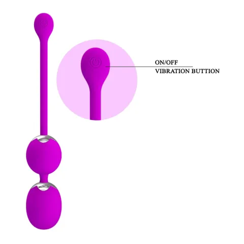 Віброкульки - Pretty Love Werner Kegel Ball Purple