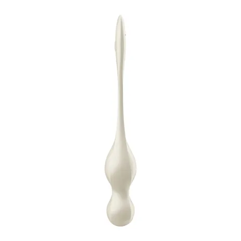 Вагінальні смарт-кульки з вібрацією Satisfyer Love Birds 1 Connect App White, 78 г