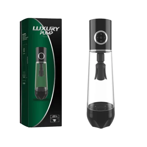 Автоматический вакуумный насос Men Powerup Luxury Pump с вибрационным массажем