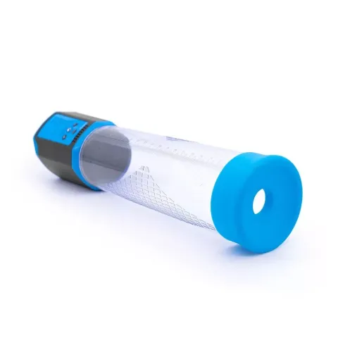 Man Powerup Passion Enlargement система Синий автоматический вакуумный насос, перезаряжающийся, 5 режимов