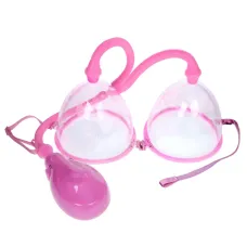 Вакуумна помпа для грудей - Breast Pump Enlarge With Twin Cups Vibrating
